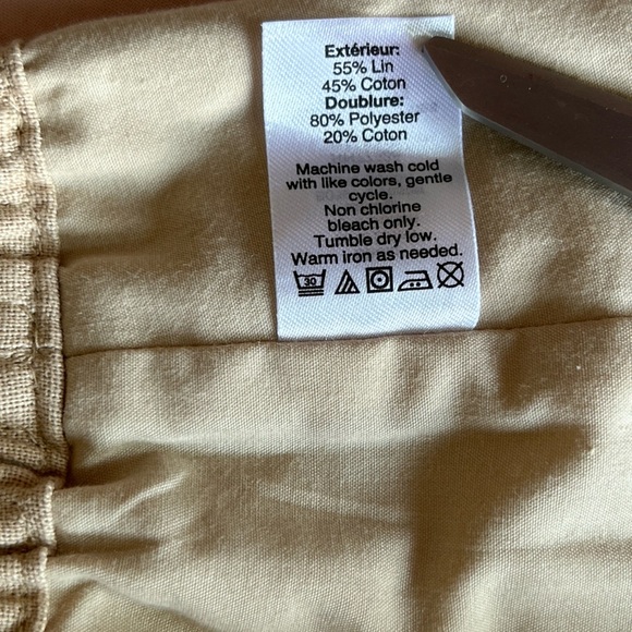 J. Crew linen blend skirt women’s size 8 - Picture 5 of 6